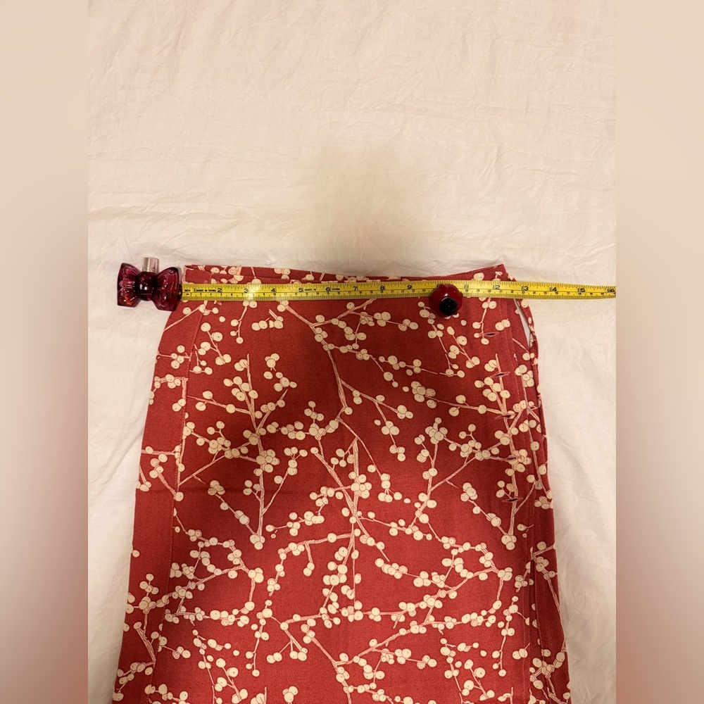Rouje Gloria Skirt, Dusty Pink and Cream Floral, Fr36/US S/2 - Picture 3 of 5